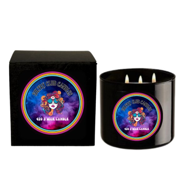 420 Hemp And Clove 3 Wick Candle - Picture 1 of 3